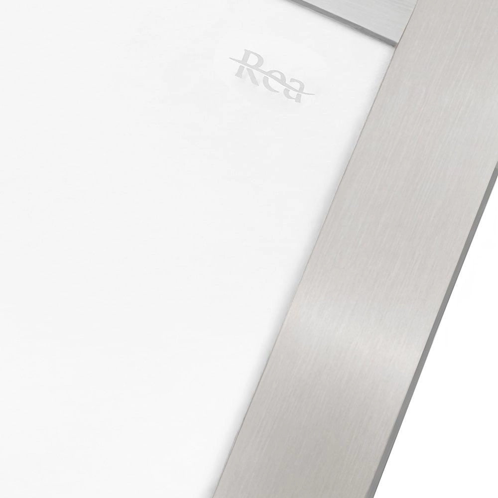 Cabina Doccia Rea City 90x90 Nickel Brush senza piatto doccia