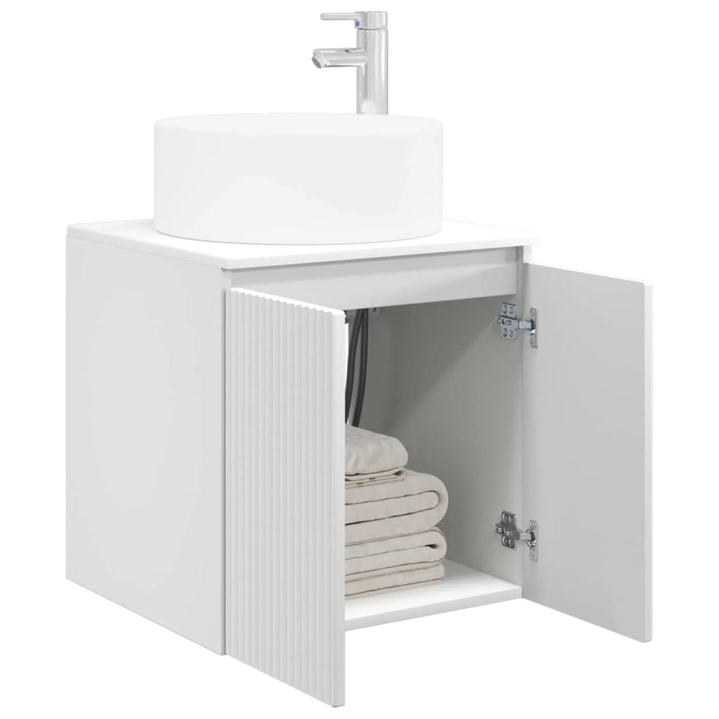 Mobile lavabo da parete Bianco 49,5 x 44,5 x 65,5 cm 890462
