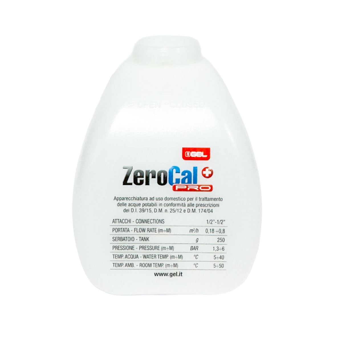 BICCHIERE DI RICAMBIO PER DOSATORE PROPORZIONALE ANTICALCARE ZEROCAL PRO - Ø32 - ZEROCAL PRO  - GEL
