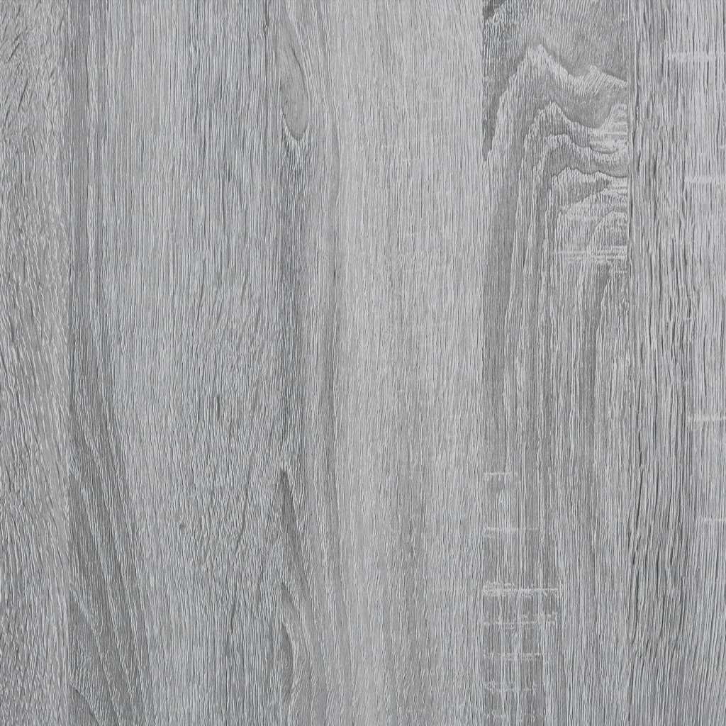 Scrivania per computer/postazione di lavoro/unità studio a parete Sonoma 105 x 48 x 75 cm legno ingegnerizzato grigio 02_0023881