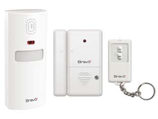 SENSORI WIRELESS DI PRESENZA VOLUMETRICO+PORTE E FINESTRE+TELECOMANDO - 1 pezzi BRAVO