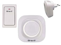 CAMPANELLO WIRELESS KIN-PLUG IN- - colore bianco - 1 pezzi BRAVO