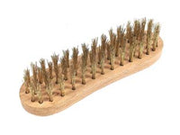 SPAZZOLA ACCIAIO A BISCOTTO- - dimensioni mm.190x55x44 - 5 ranghi - 10 pezzi EXCEL