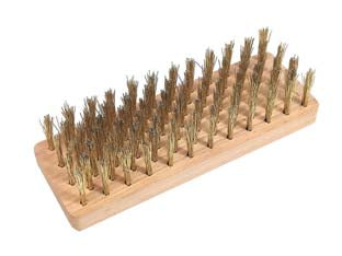 SPAZZOLA ACCIAIO RETTANGOLARE- - dimensioni mm.172x64x43 - 7 ranghi - 10 pezzi EXCEL