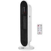 Termoventilatore Ceramico 2000W con Telecomando ¨C Zephmum ¨C 21x21x63,5 cm Bianco e Nero