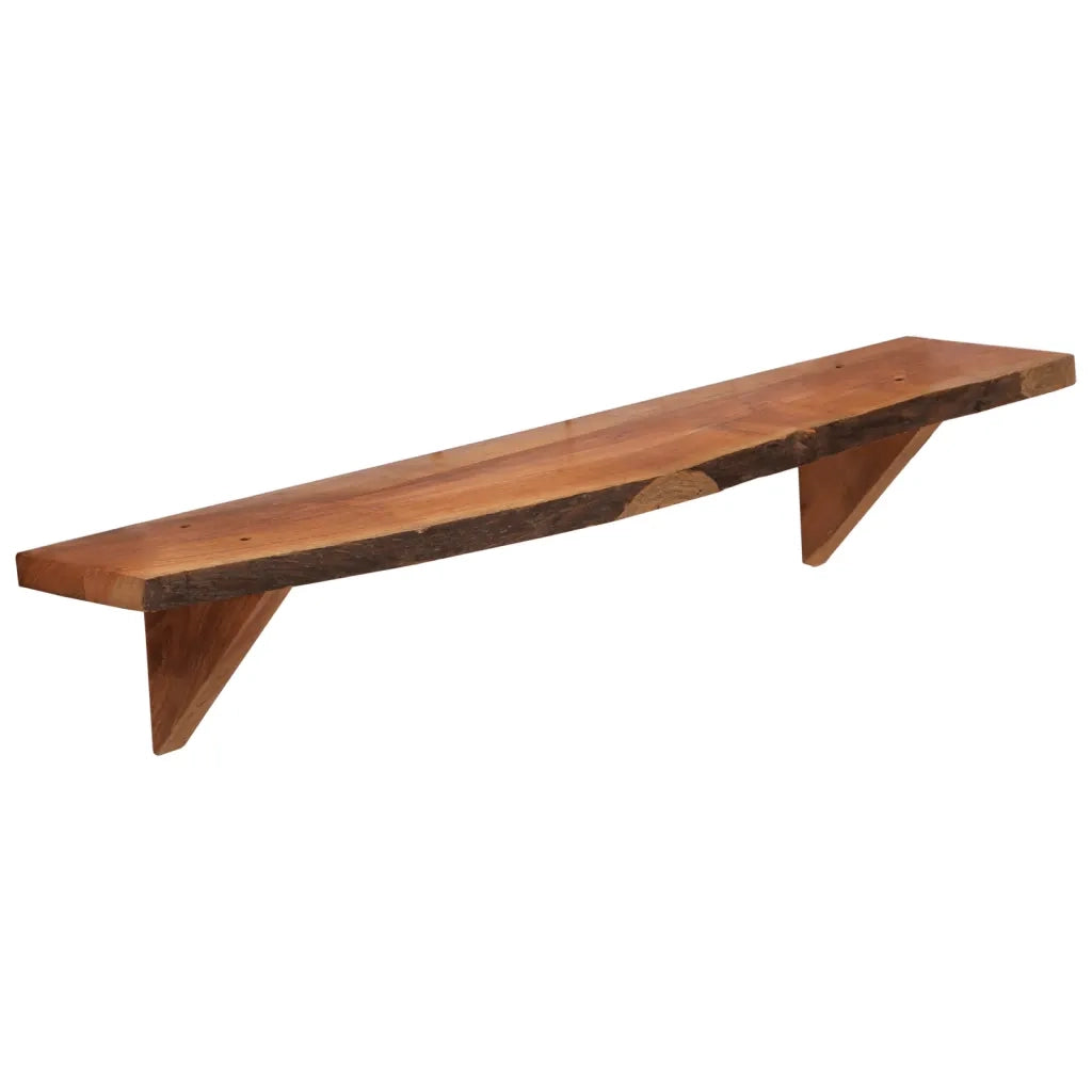2 pz Mensole | Ripiano | Scaffale 90x20x18 cm in Legno Massello di Acacia
