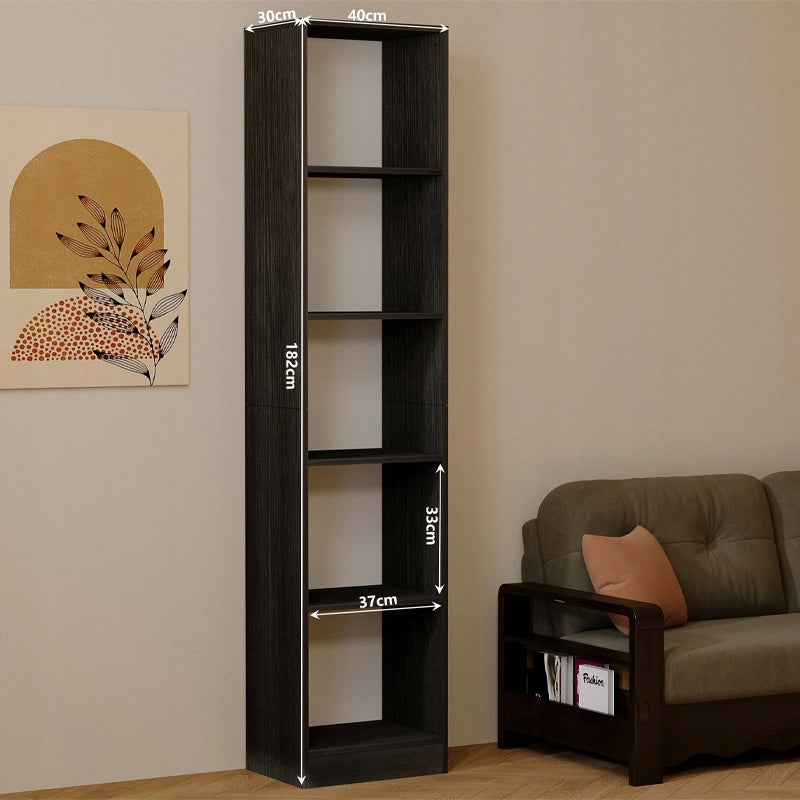 Scaffale nero alto 182 cm