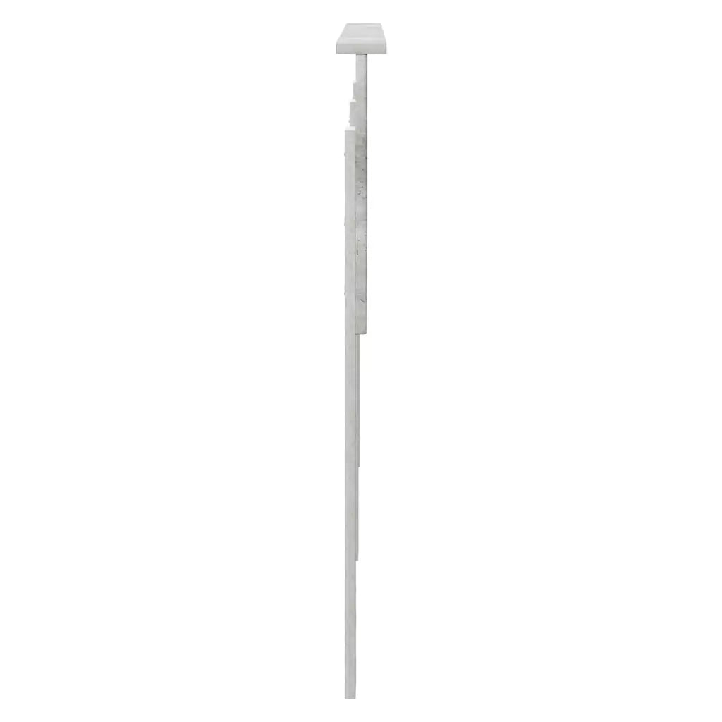 Testiera-Testata-Testiera Decorativa Grigio cemento 200 cm Legno multistrato 851079