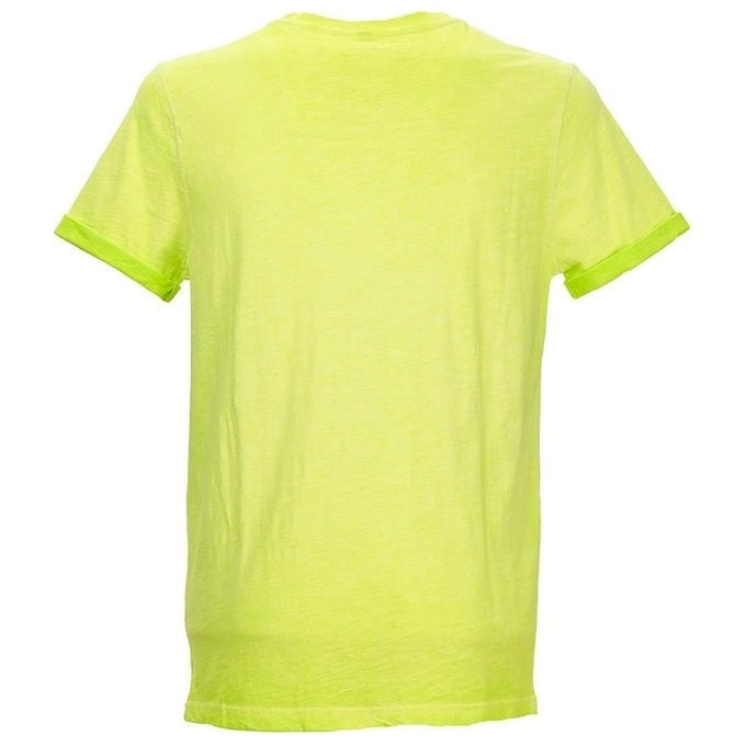 U-Power EY195YF Fluo Maglietta alta visibilita' manica corta girocollo cotone Slim Fit 145 g-m² taglia 2XL colore Giallo Fluo