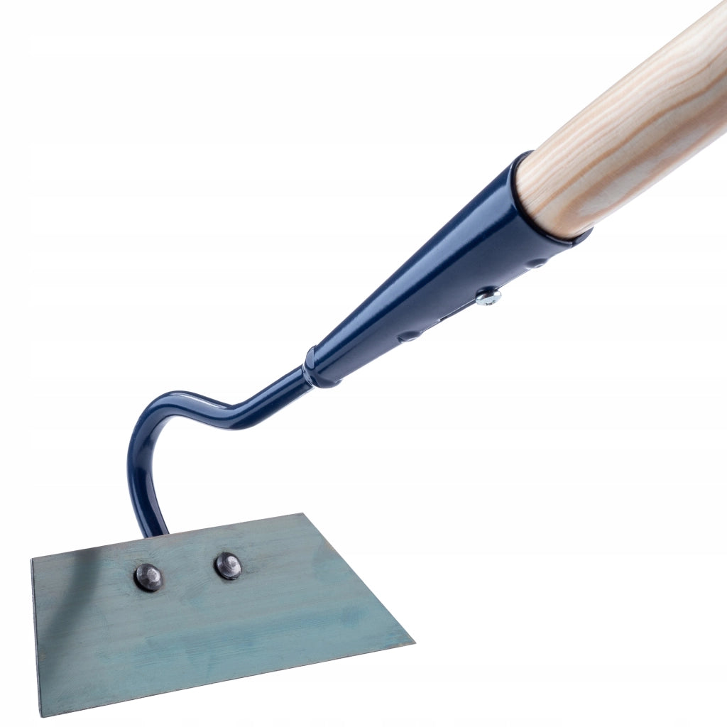 Gancio per zappa da giardino KADAX da 14 cm per estirpare le erbacce, con manico in legno.
