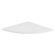 Set di Angoli Galleggianti da 3 - Angoli Galleggianti - Montaggio a Parete - Spazievitore - Bianco - Materiale PVC - Angoli Parete