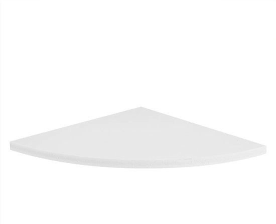 Set di Angoli Galleggianti da 3 - Angoli Galleggianti - Montaggio a Parete - Spazievitore - Bianco - Materiale PVC - Angoli Parete
