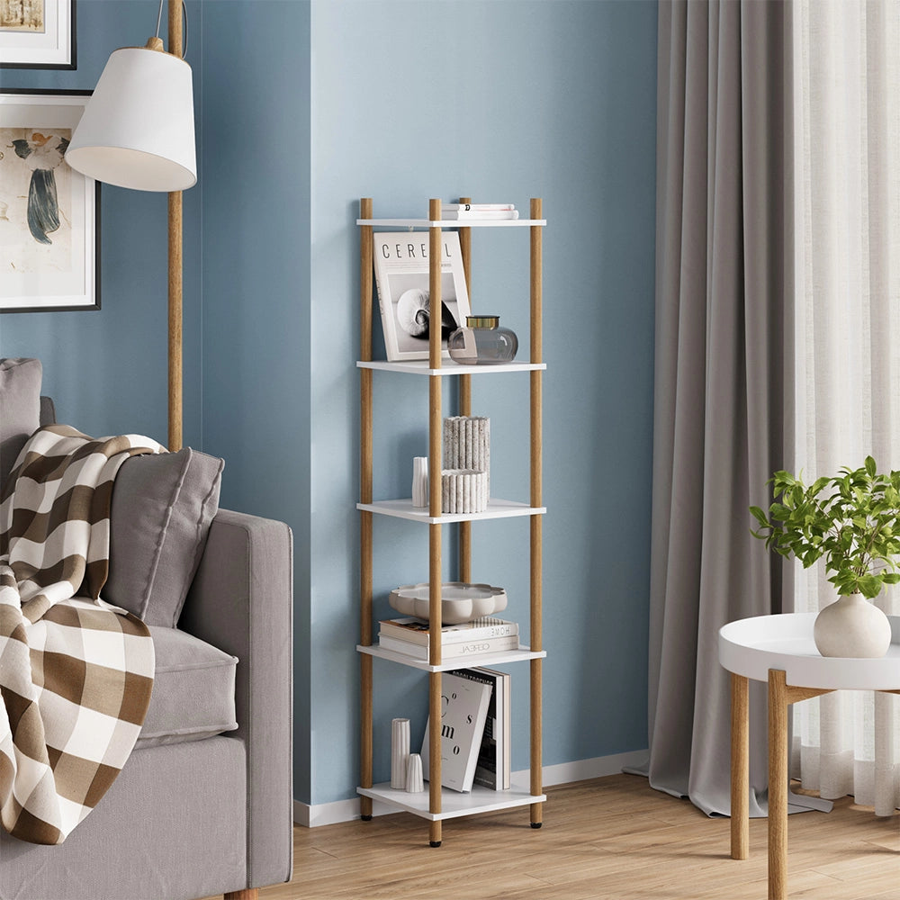 Vicco Libreria Bianco/pino 30 x 133 cm 5 ripiani