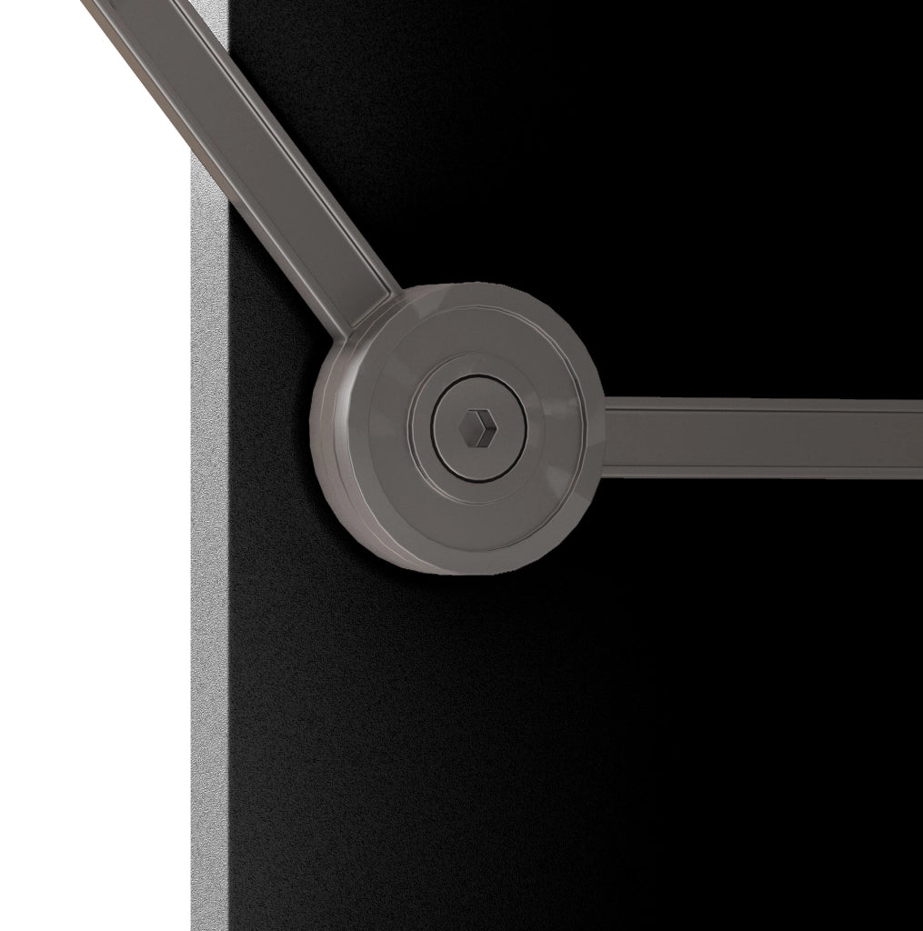 Credenza 120x40x176 cm con LED; prese USB e AC in MDF e vetro nero