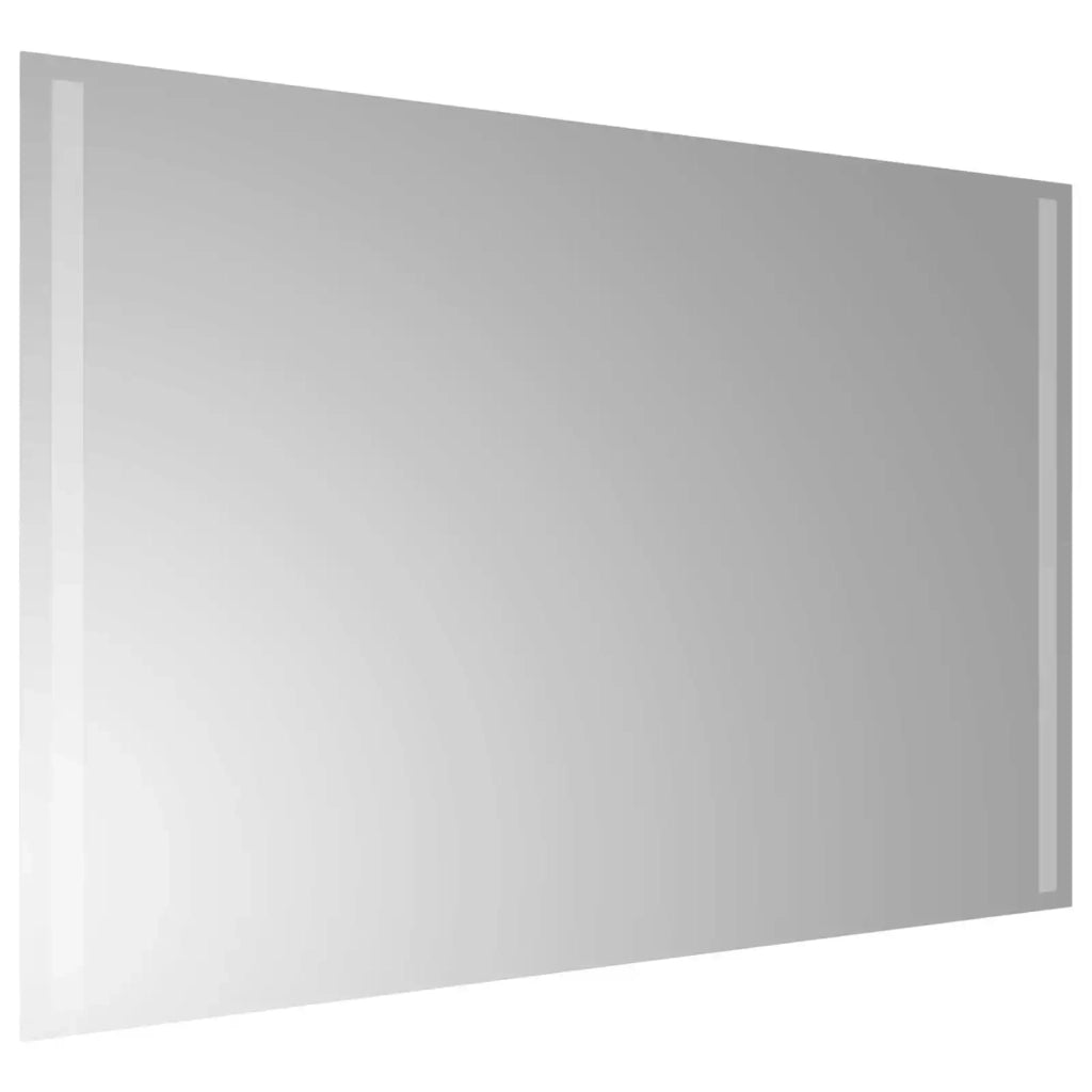 Specchio da bagno LED Trasparente 90 x 60 cm vetro temperato 42045802