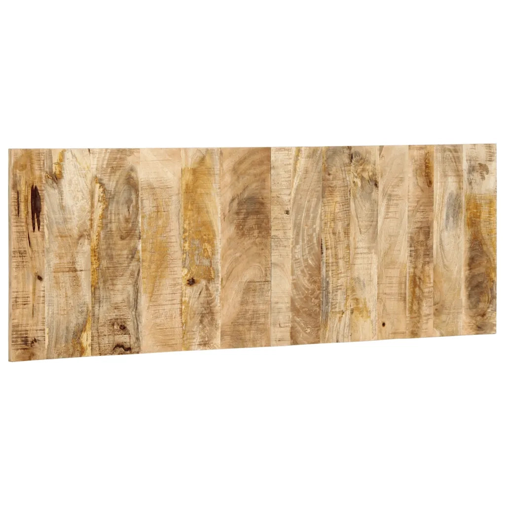 Testiera | Testata 140 cm in Legno Massello di Mango Grezzo