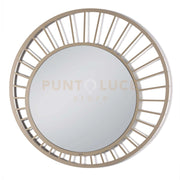 Specchio moderno da parete Ray Beige