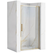 Porta Doccia Rea Rapid Swing Gold 90