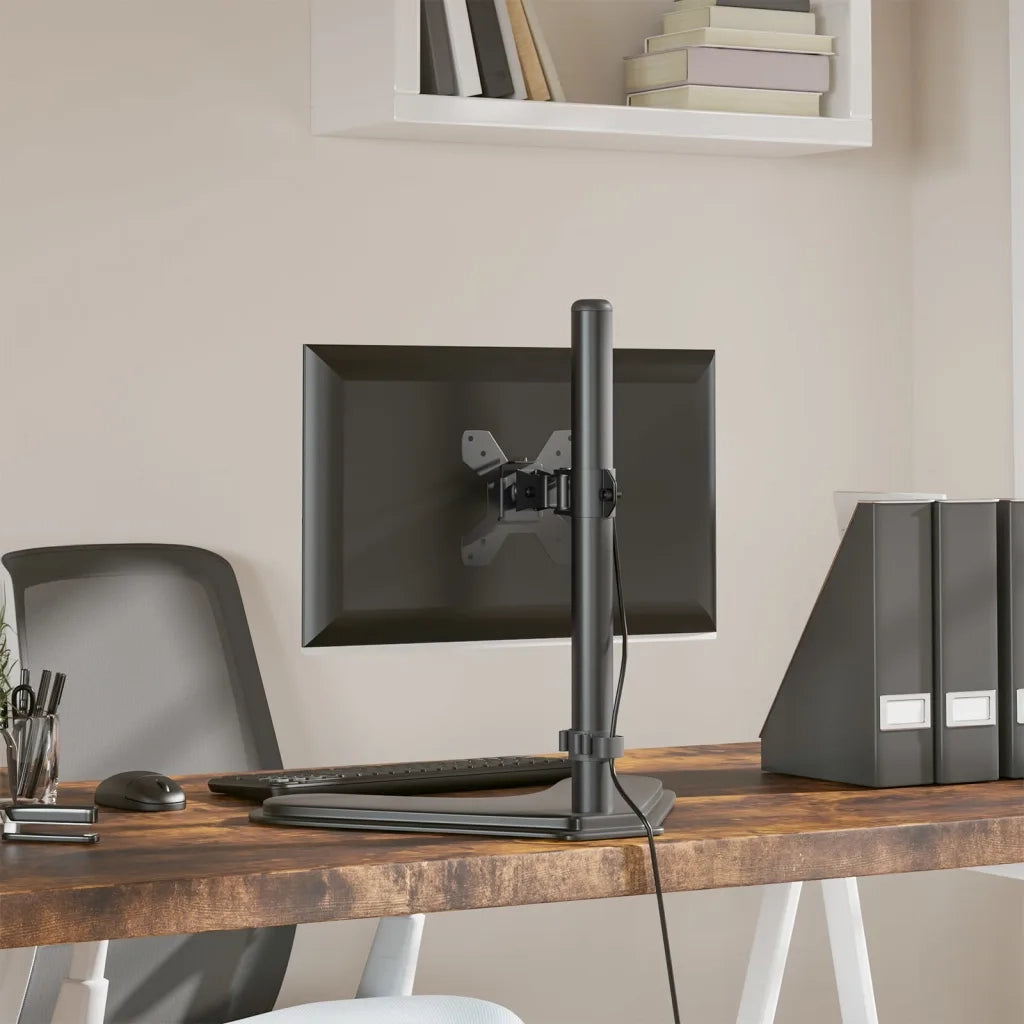 Supporto per Monitor in Acciaio Nero VESA 75/100 mm 358006