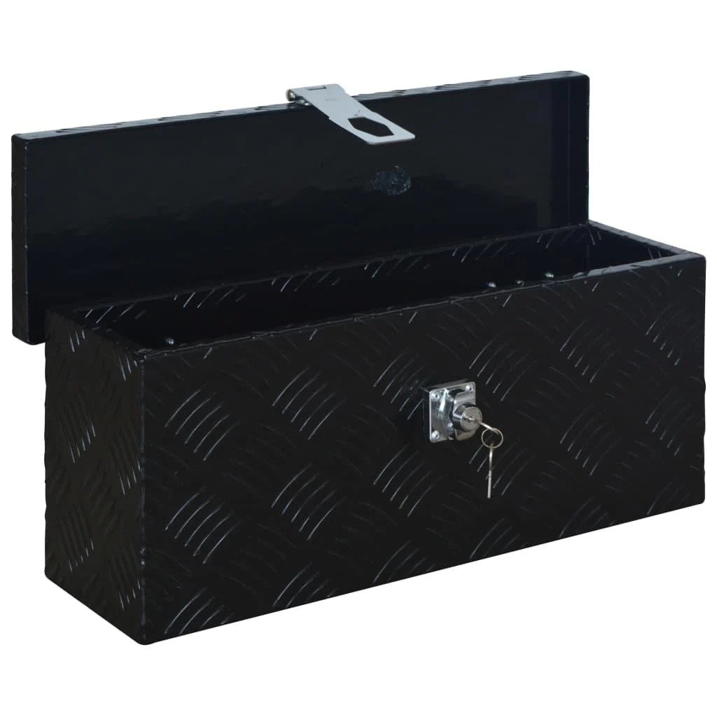 Cassone per rimorchio in alluminio 48,5 cm nero 02_0003199