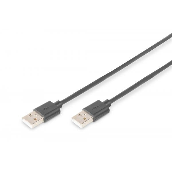 Cavo Usb tipo "A" Maschio/Maschio - 1.8m - Usb 2.0 - Nero
