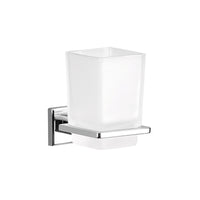 Portaspazzolini da muro in acciaio inox AISI 304 e Cromall 6910 Gedy serie COLORADO Cromato