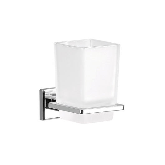 Portaspazzolini da muro in acciaio inox AISI 304 e Cromall 6910 Gedy serie COLORADO Cromato