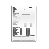 Cartello segnaletico per concessioni edili in polionda cm. 40x60