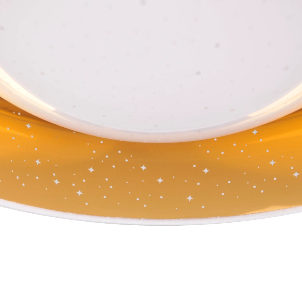 Plafoniera LED Polux Tuluza bianco oro 18W 4000K Ø32cm