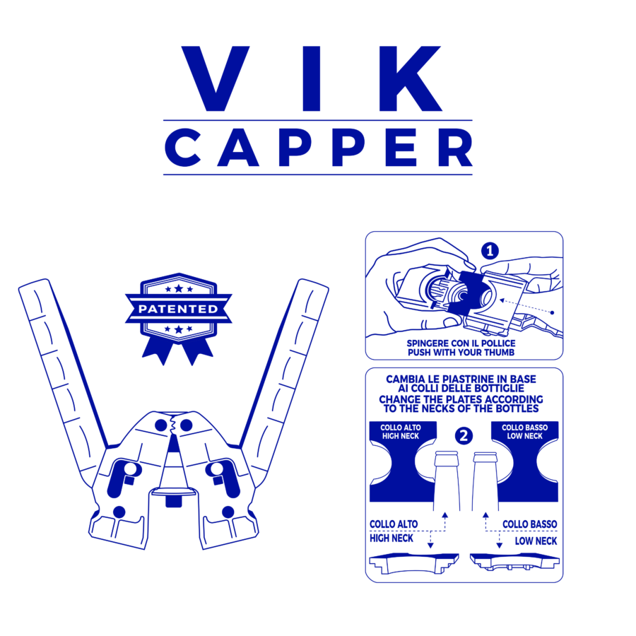 TAPPATRICE PER TAPPI A CORONA diam. 26 mm  - ENOLANDIA