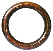 ANELLO PER SCORRITENDA IN LEGNO 100 PZ col. Noce Ø mm. 70