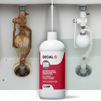 Kit 3 pezzi decal c trattamento disincrostante anticalcare per wc 1 litro