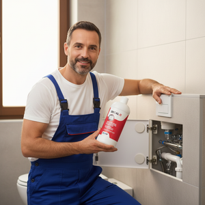 Kit 3 pezzi decal c trattamento disincrostante anticalcare per wc 1 litro