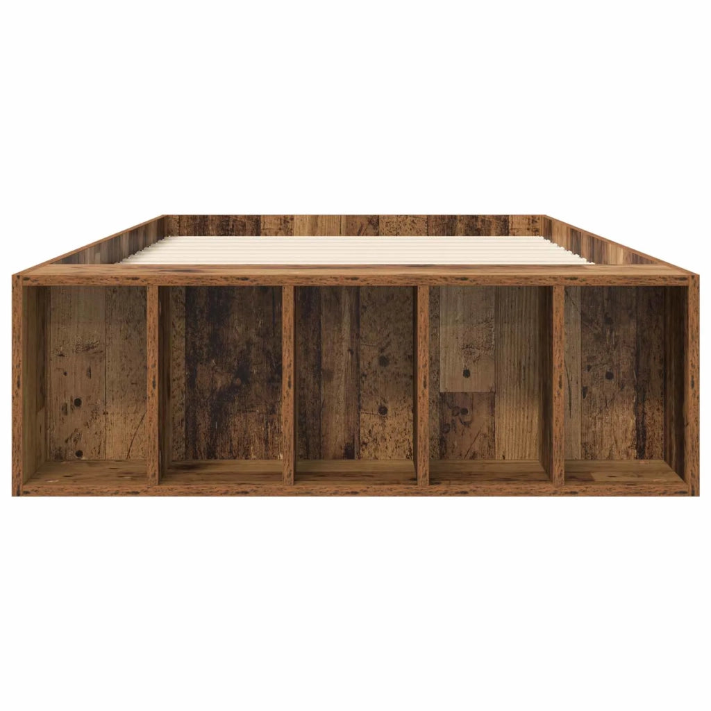 Telaio del letto con storage Legno antico 80 x 200 cm 3429560