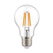 Lampadina A60 globo E27 LED 8W resa 85W lampada palla vetro luce 2700K decorativa pub bar locali taverna