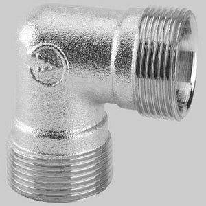 RACCORDO CURVO DOPPIO CROMATO - 24 x 19 - 1 pezzi - ARTECLIMA