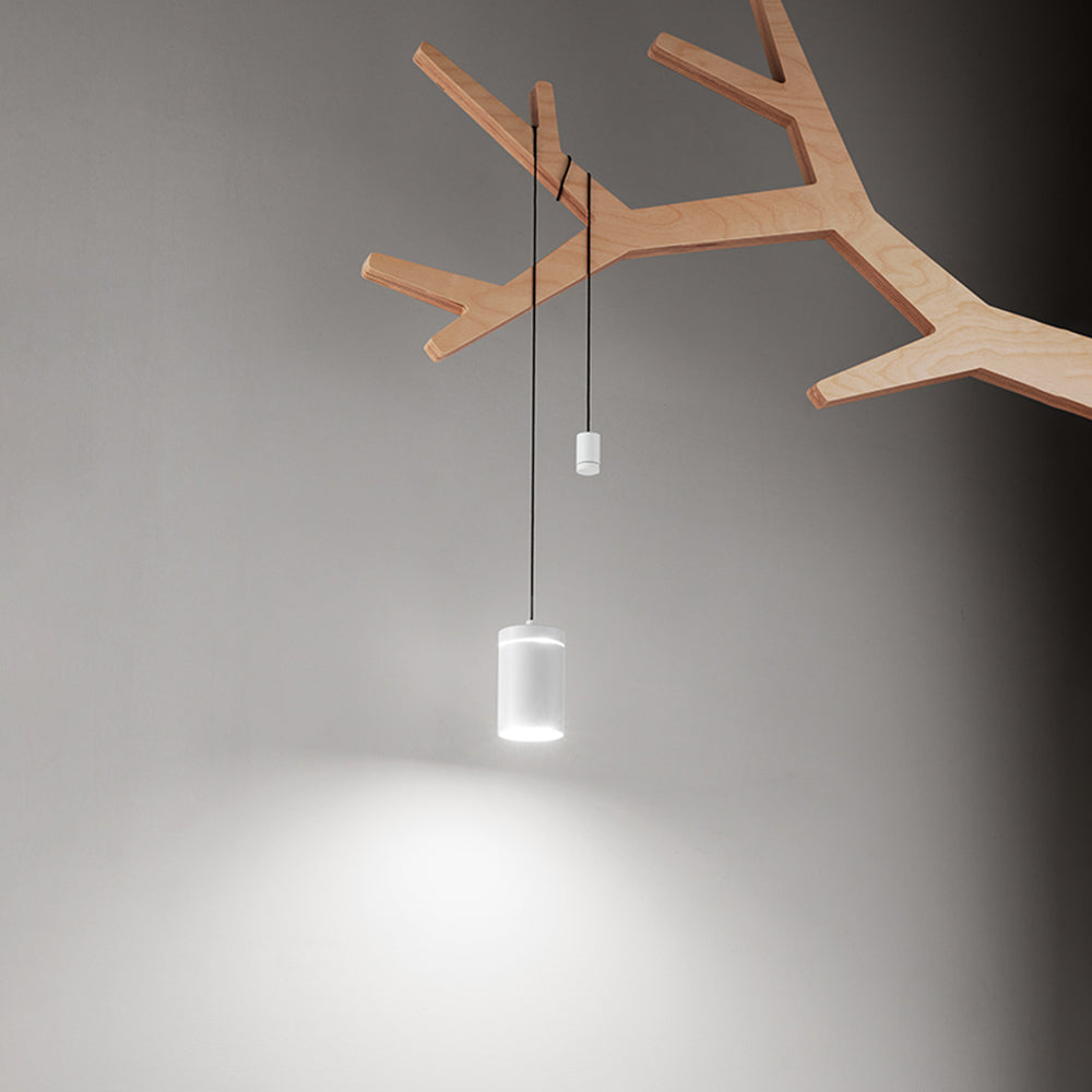 Kit Sospensione Magnet Alluminio Bianco