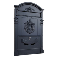 CASSETTA POSTALE 'CAMELIA MAXI' cm 30x9,5x H.46 - grigio  - KASART