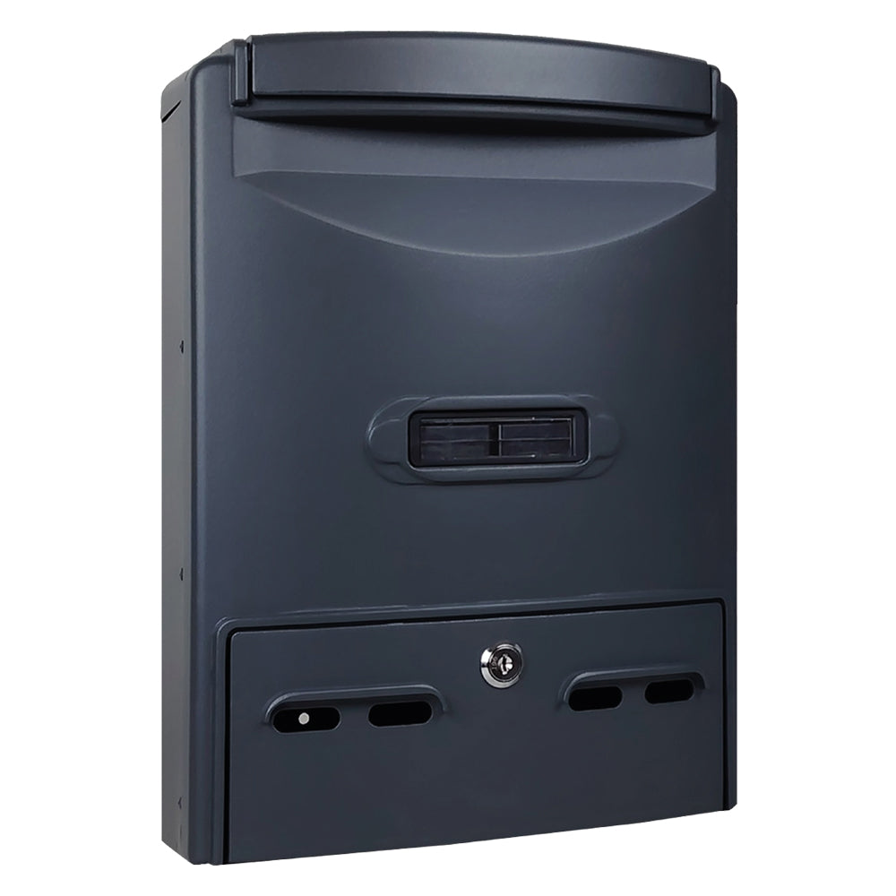 CASSETTA POSTALE 'PRIMULA' cm 29 x 10 x H.39 - grigio  - KASART