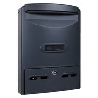 CASSETTA POSTALE 'PRIMULA' cm 29 x 10 x H.39 - grigio  - KASART