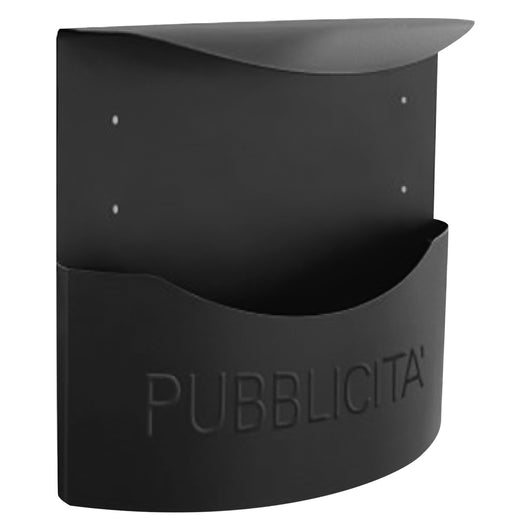 CASSETTA PORTAPUBBLICITA' 'VIOLA' cm 34,5x12,5x H 35 - antracite  - KASART