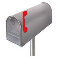 CASSETTA PORTALETTERE 'DAISY' cm 48 x 17 x 22 - verniciata argento  - KASART