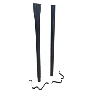 PALO SOSTEGNO PER CASSETTA POSTALE PORTALETTERE h. cm 150 - colore nero  - KASART