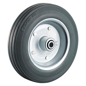 RUOTA PER CARRELLI ÃE¸ mm 100 - foro ÃE¸ mm 8 - capacitÃE kg 70  - UNIKO