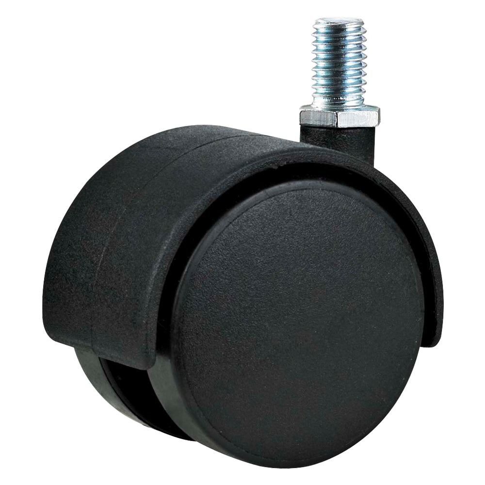 RUOTA PER MOBILI DOPPIA ÃE¸ 50 - perno MA10 - capacitÃE kg 30 - pz 2 BL  - UNIKO