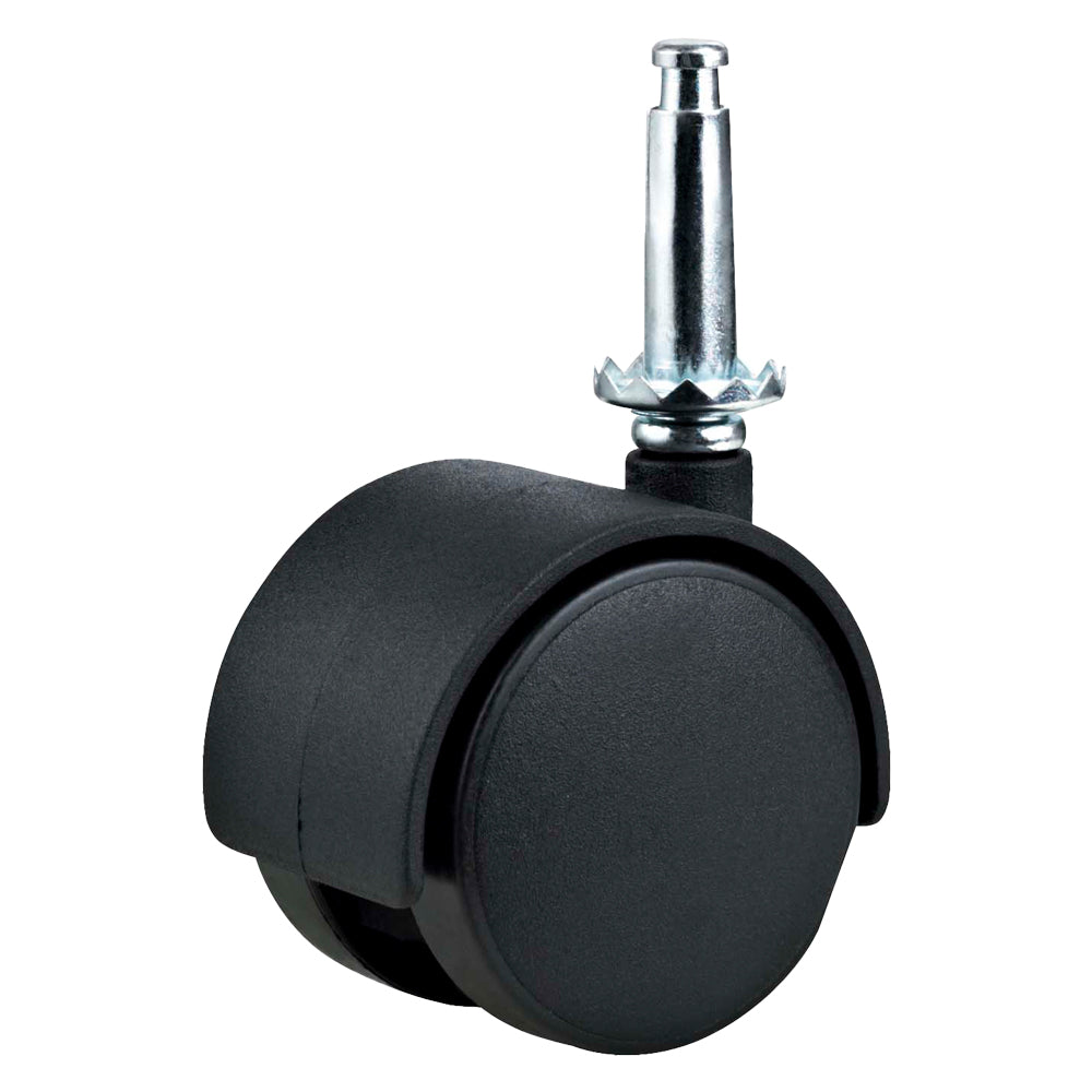 RUOTA PER MOBILI DOPPIA ÃE¸ 50 - perno 10x38 - capacitÃE kg 30 - pz 2 BL  - UNIKO