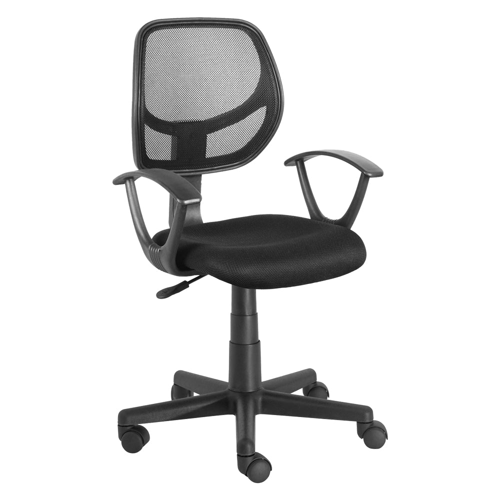 SEDIA DA UFFICIO nero - cm 54 x 56,5 x h. 86 / 97,5  - KASART