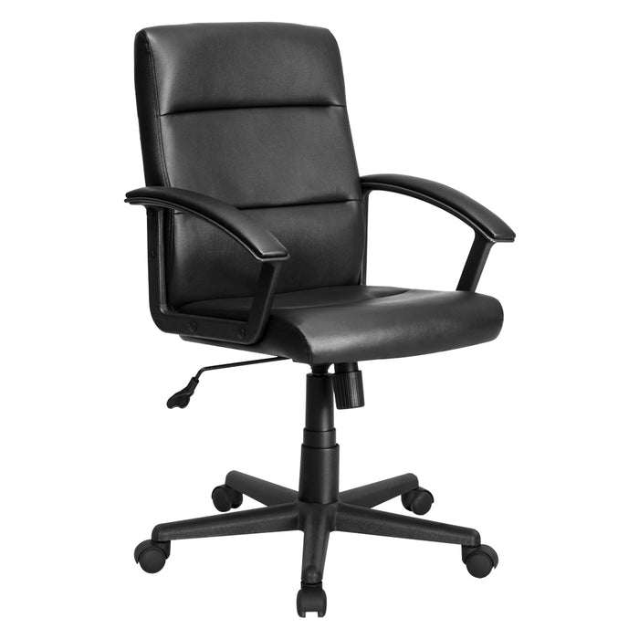 SEDIA DA MANAGER nera - cm 62 x 60 x h. 93 / 103  - KASART