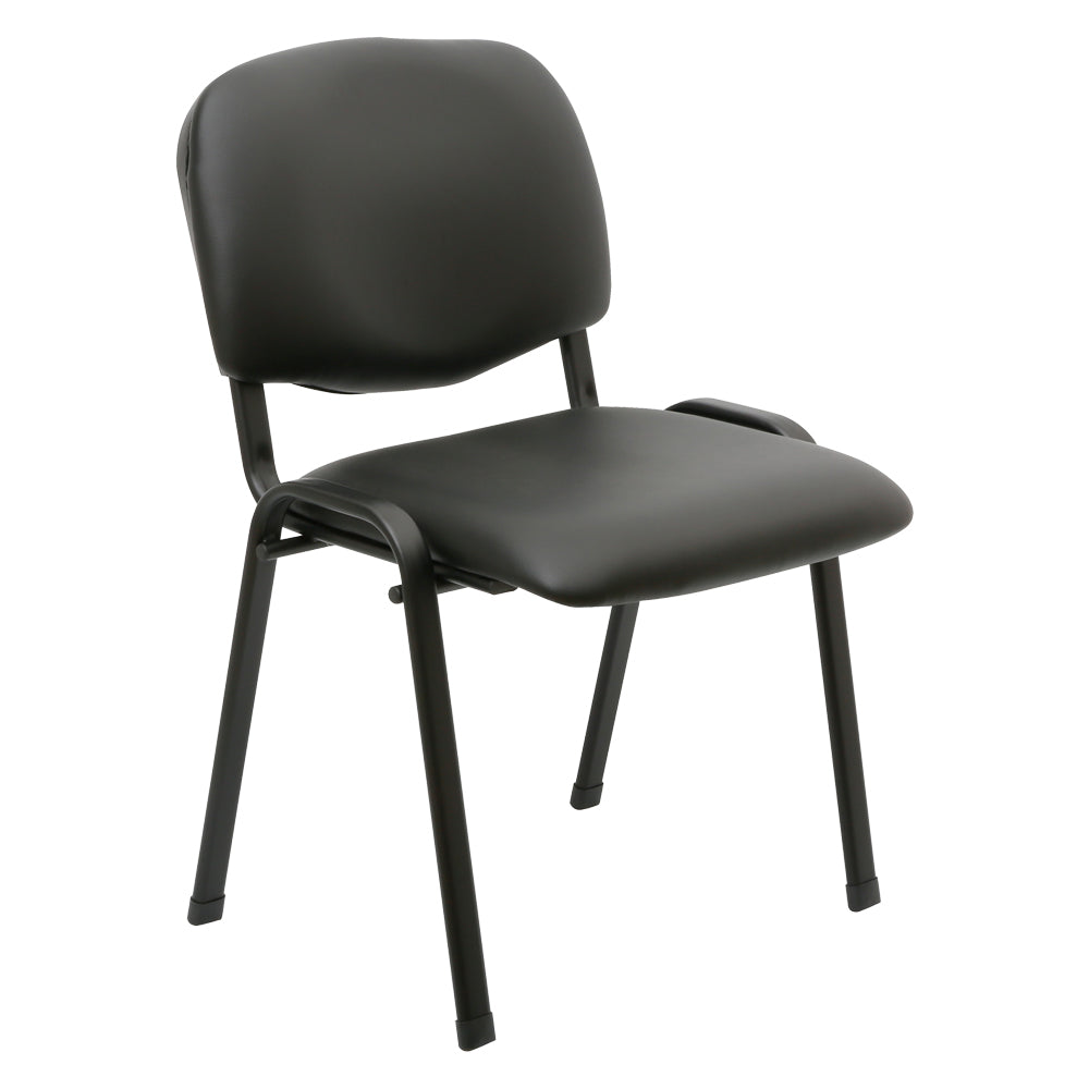 SEDIA INTERLOCUTORIA nero - cm 54,5 x 58 x 81,5- 5 pezzi  - KASART