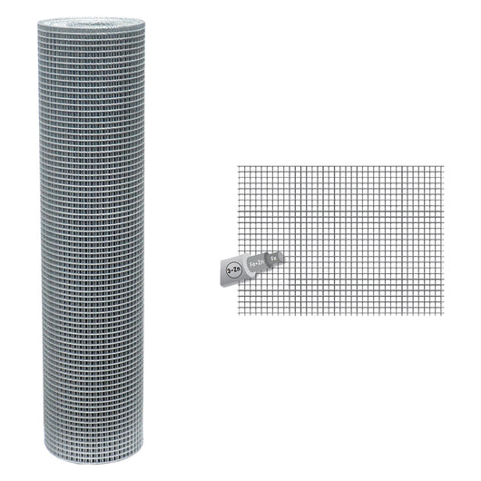 RETE ELETTROSALDATA ZINCATA 50 x 25 Filo Ø mm. 1,8 - H. cm 100  - SIDEX